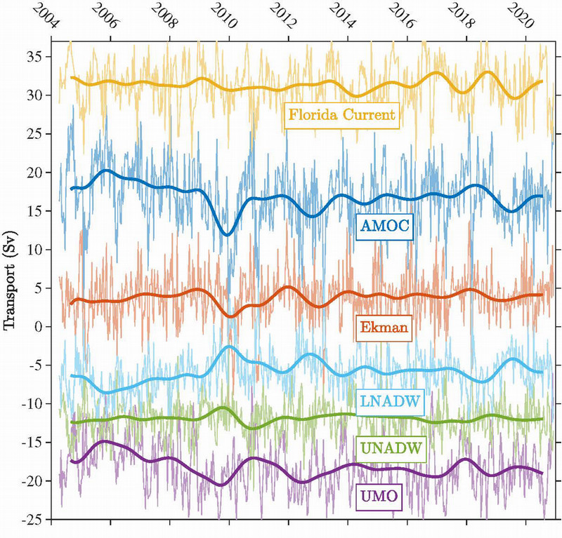 The AMOC Time Series and components